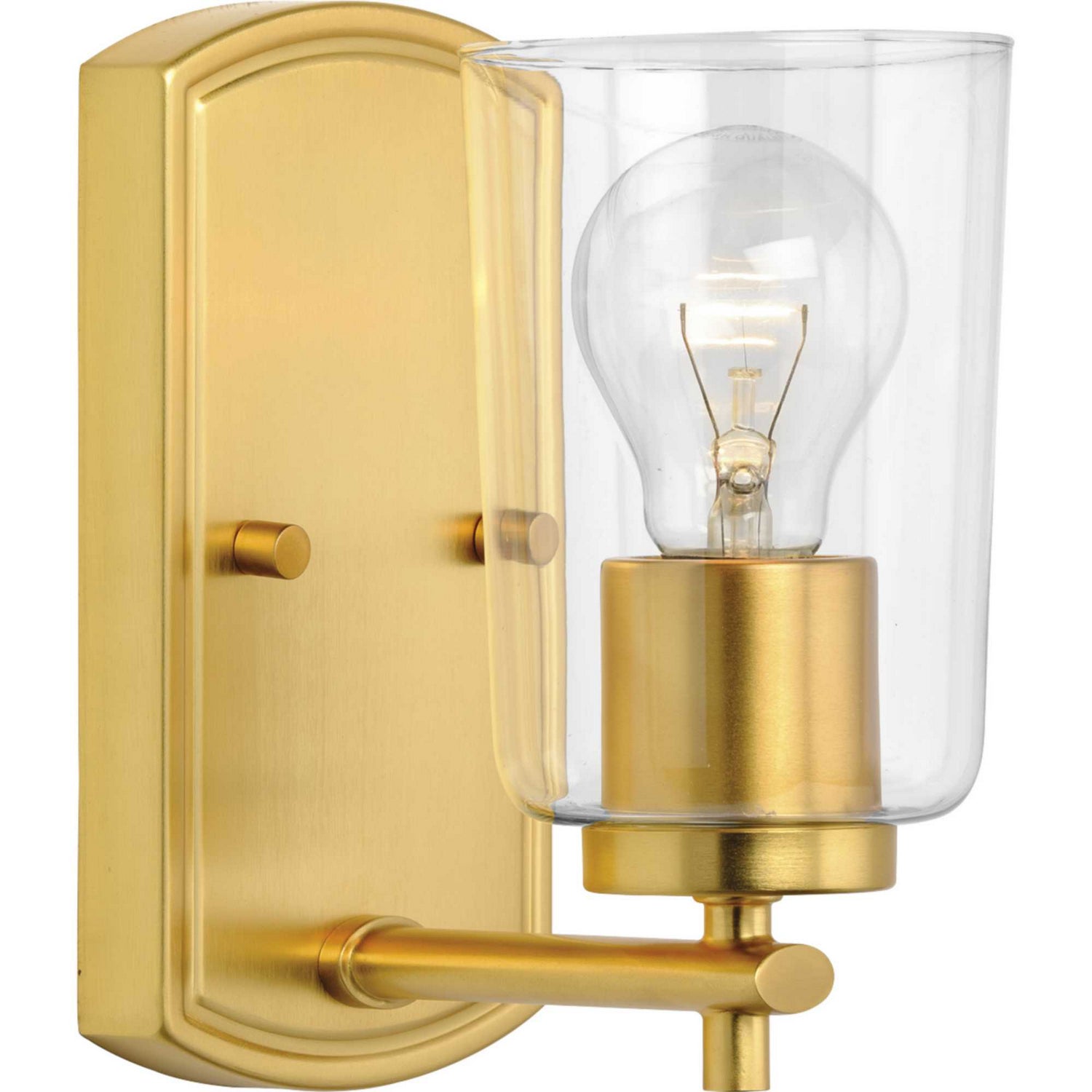 Progress Lighting - P300154-012 - One Light Bath & Vanity - Adley - Satin Brass