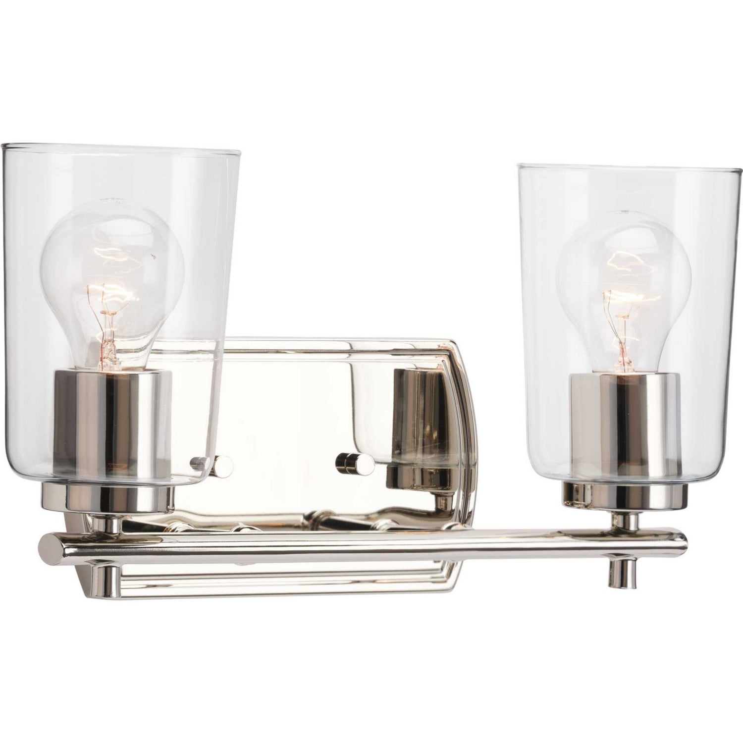 Progress Lighting - P300155-104 - Two Light Bath & Vanity - Adley - Polished Nickel