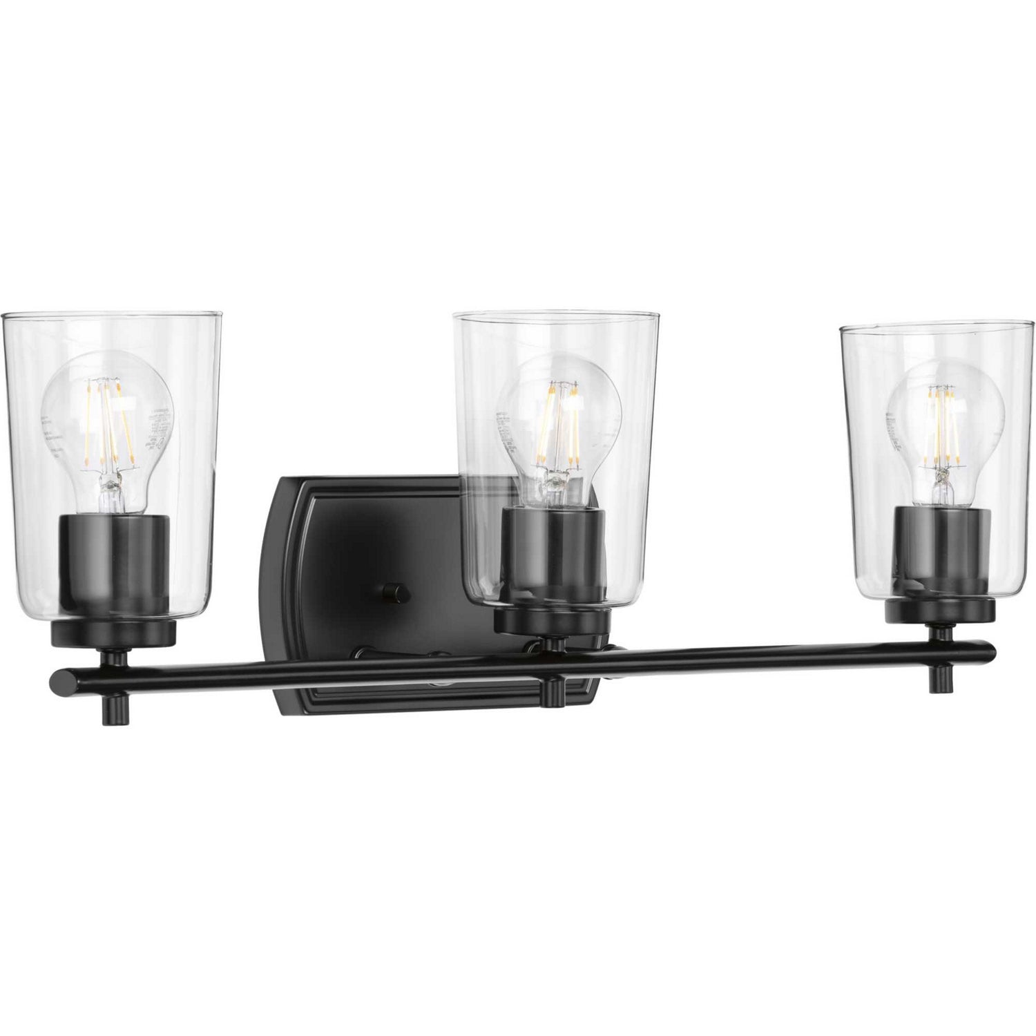 Progress Lighting - P300156-031 - Three Light Bath & Vanity - Adley - Black