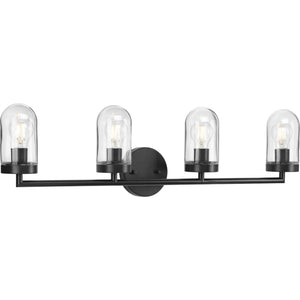 Progress Lighting - P300177-143 - Four Light Bath & Vanity - Signal - Graphite