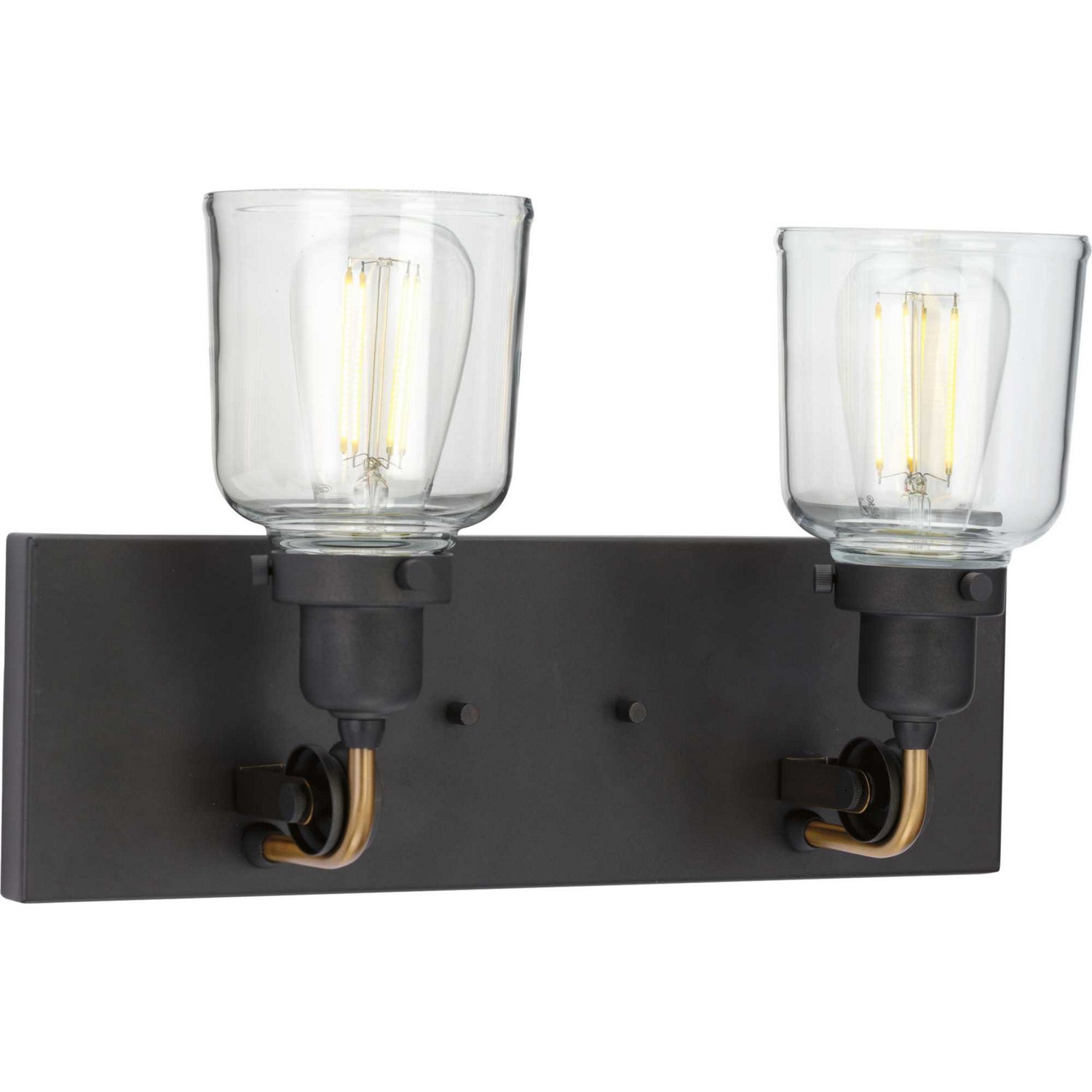 Progress Lighting - P300227-143 - Two Light Bath & Vanity - Rushton - Graphite