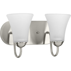 Progress Lighting - P300234-009 - Two Light Bath Bracket - Classic - Brushed Nickel