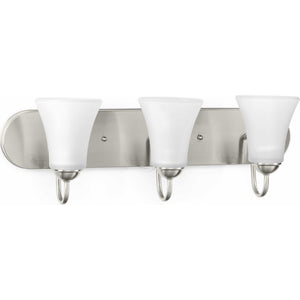 Progress Lighting - P300235-009 - Three Light Bath Bracket - Classic - Brushed Nickel