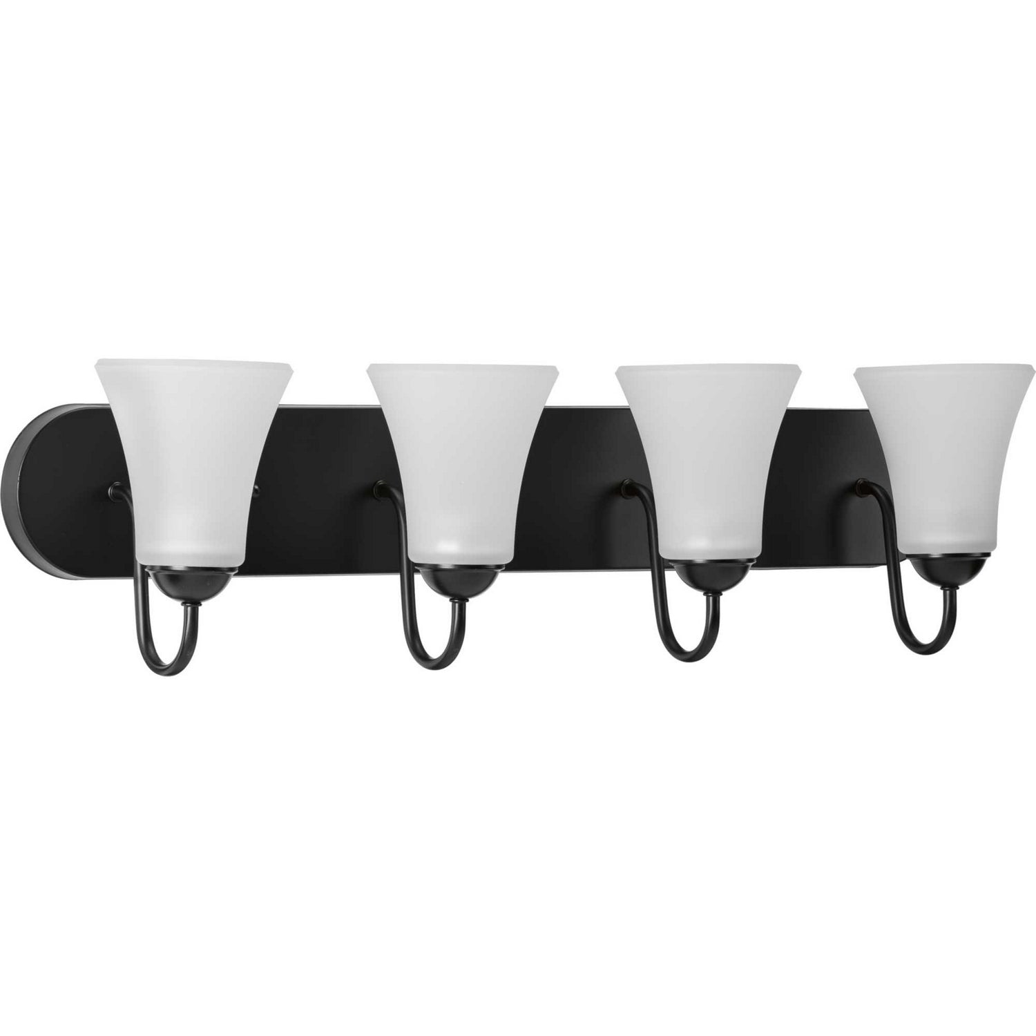 Progress Lighting - P300236-031 - Four Light Bath Bracket - Classic - Black