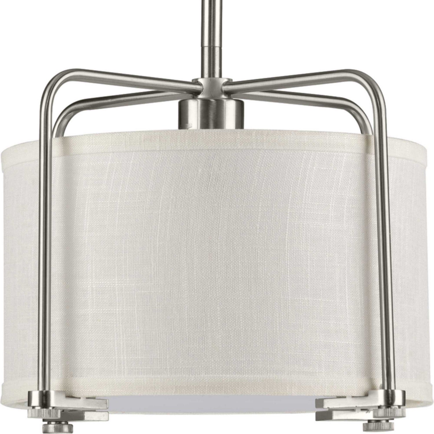 Progress Lighting - P500138-009 - One Light Pendant - Kempsey - Brushed Nickel