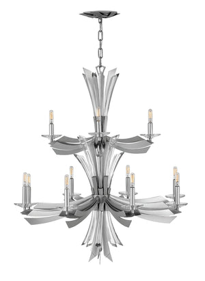 Fredrick Ramond - FR40909GG - LED Chandelier - Vida - Glacial