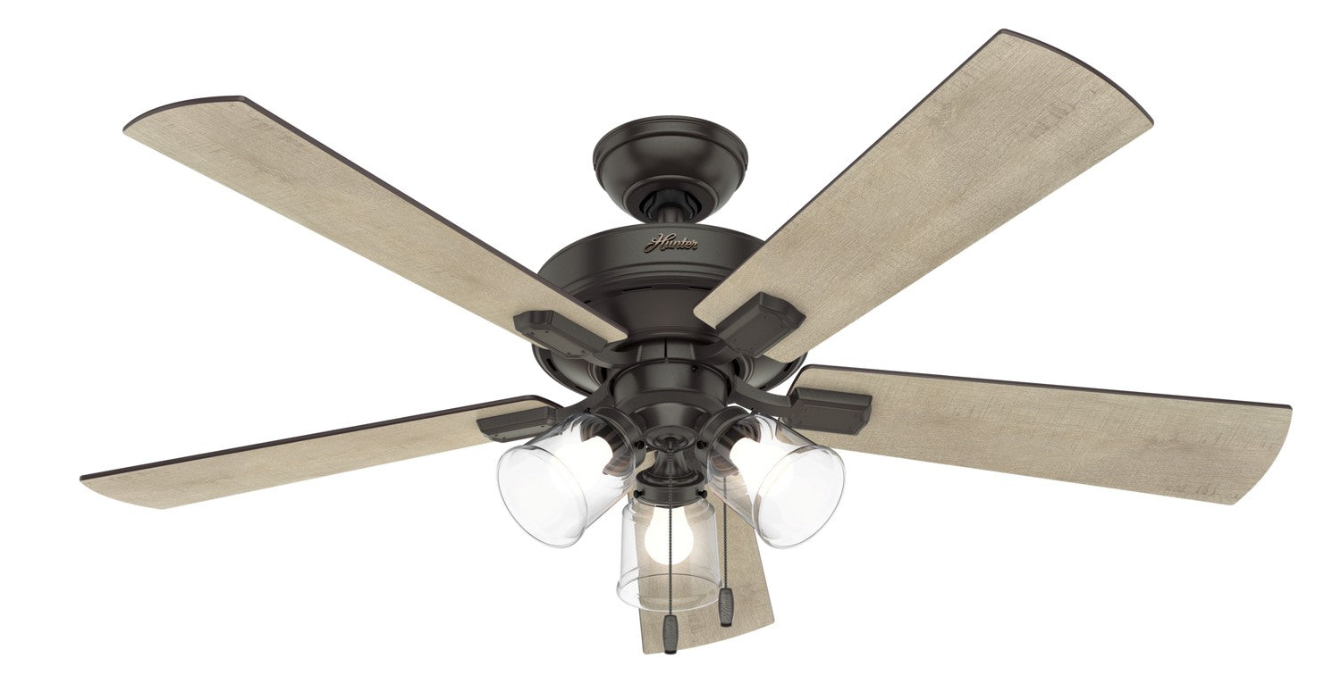 Hunter - 54205 - 52" Ceiling Fan - Crestfield - Noble Bronze