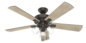 Hunter - 54205 - 52" Ceiling Fan - Crestfield - Noble Bronze