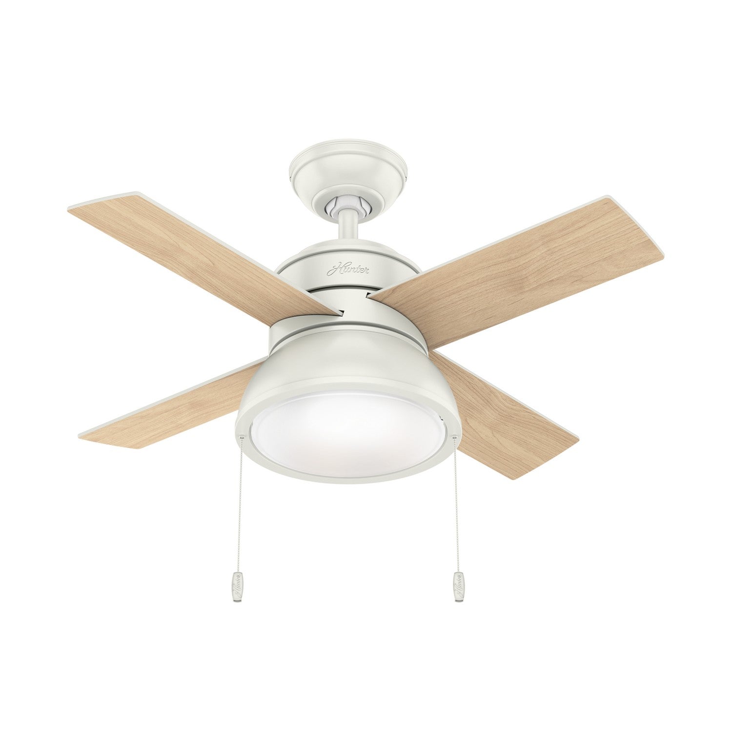 Hunter - 59385 - 36"Ceiling Fan - Loki - Fresh White