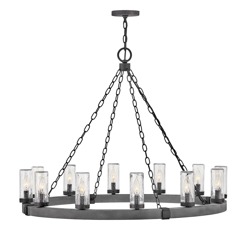 Hinkley - 29207DZ - LED Chandelier - Sawyer - Aged Zinc