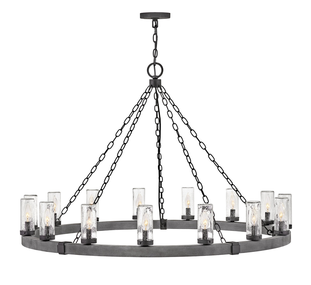Hinkley - 29209DZ - LED Chandelier - Sawyer - Aged Zinc