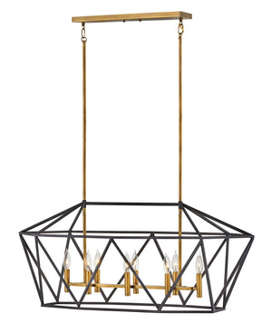 Hinkley - 3575DZ - LED Chandelier - Theory - Aged Zinc