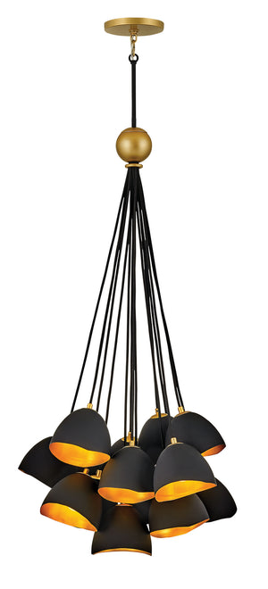 Hinkley - 35906SHB - LED Chandelier - Nula - Shell Black