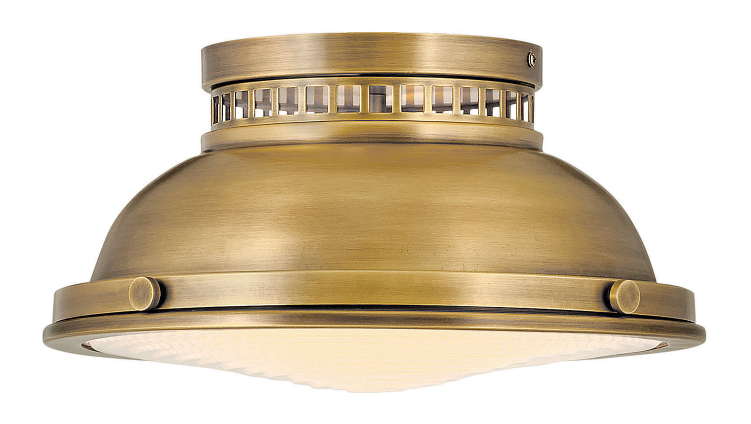 Hinkley - 4081HB - LED Flush Mount - Emery - Heritage Brass