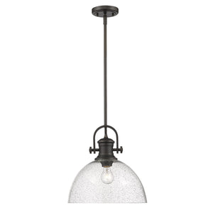 Golden - 3118-L RBZ-SD - One Light Pendant - Hines RBZ - Rubbed Bronze