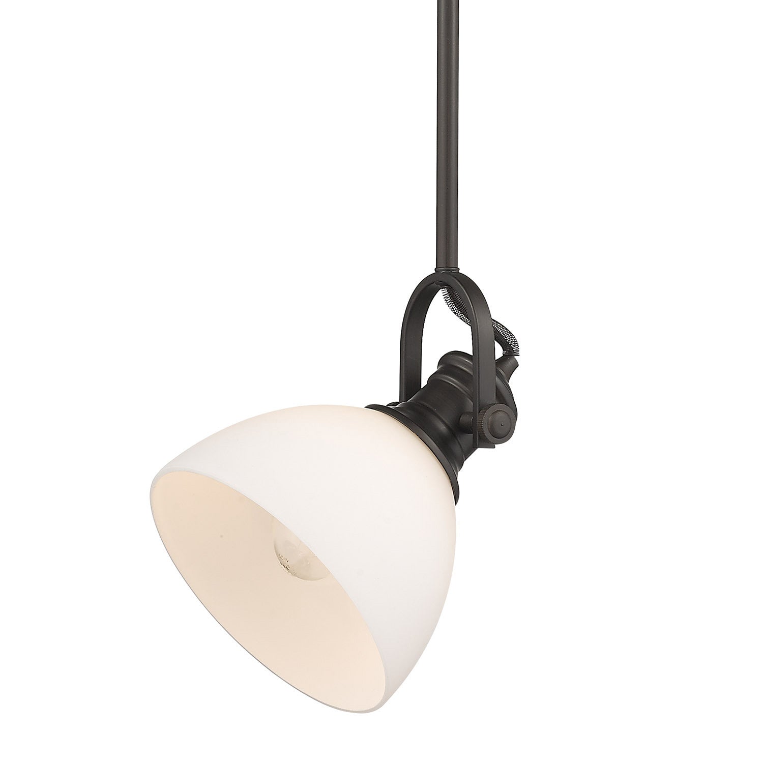 Golden - 3118-M1L RBZ-OP - One Light Mini Pendant - Hines RBZ - Rubbed Bronze