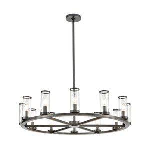 Alora - CH309012UBCG - 12 Light Chandelier - Revolve - Clear Glass/Urban Bronze