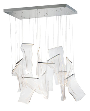 ET2 - E24878-133PC - LED Pendant - Rinkle - Polished Chrome