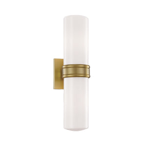 Mitzi - H328102-AGB - Two Light Wall Sconce - Natalie - Aged Brass