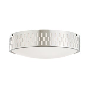 Mitzi - H329503L-PN - Three Light Flush Mount - Phoebe - Polished Nickel