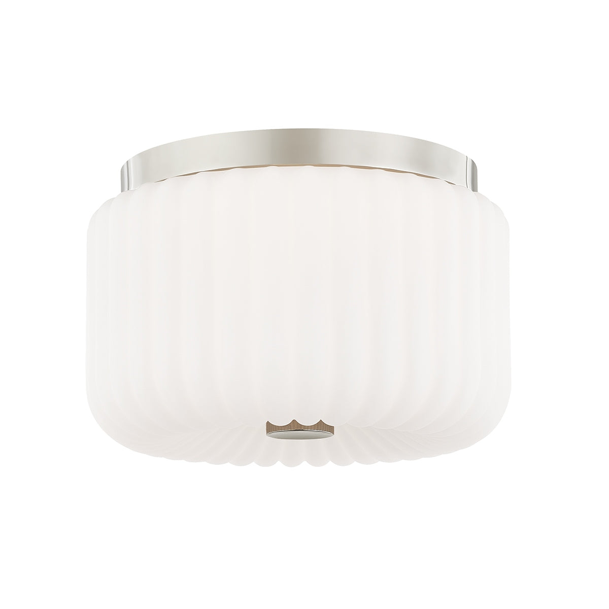 Mitzi - H340502-PN - Two Light Flush Mount - Lydia - Polished Nickel