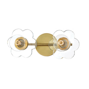 Mitzi - H357302-AGB - Two Light Bath and Vanity - Alexa - Aged Brass