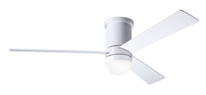 Modern Fan Co - CIR-FM-GW-50-WH-355-CC - 50"Ceiling Fan - Cirrus Flush DC - Gloss White