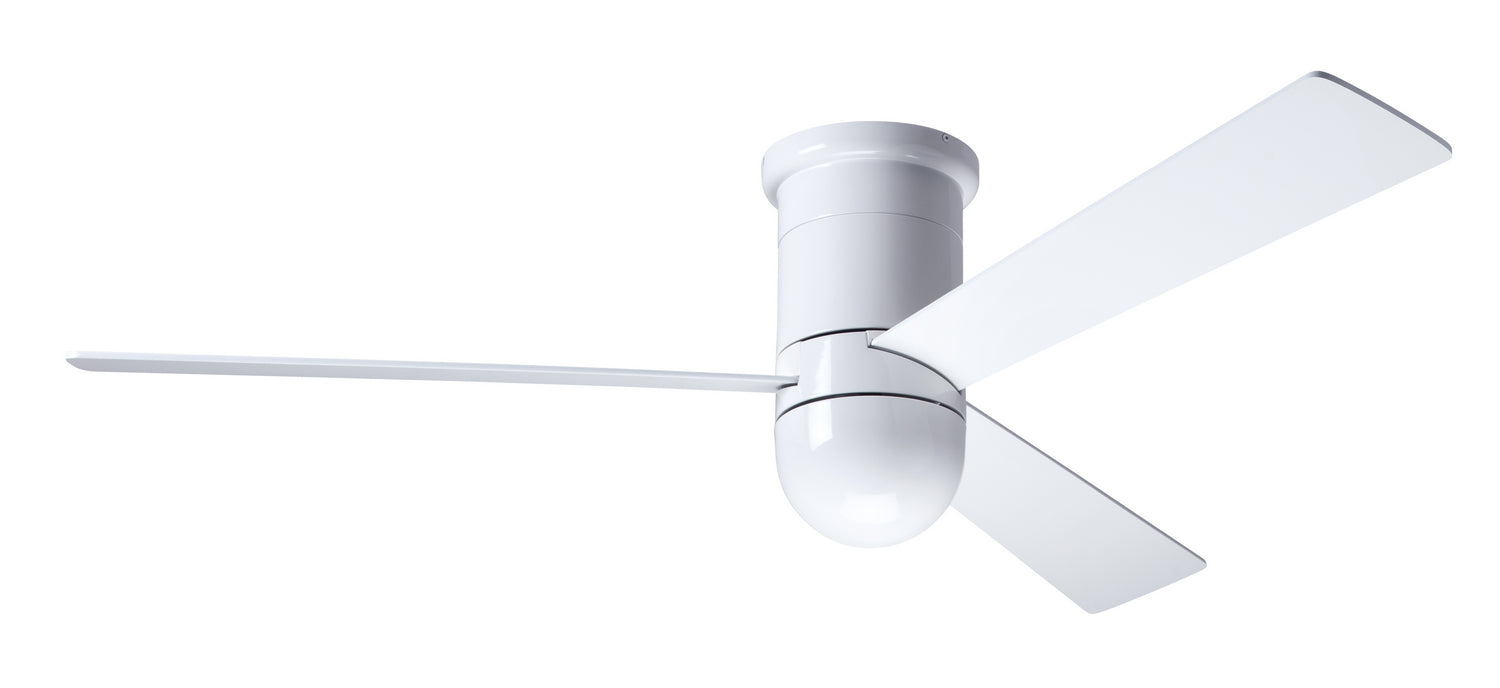 Modern Fan Co - CIR-FM-GW-50-WH-NL-CC - 50"Ceiling Fan - Cirrus Flush DC - Gloss White