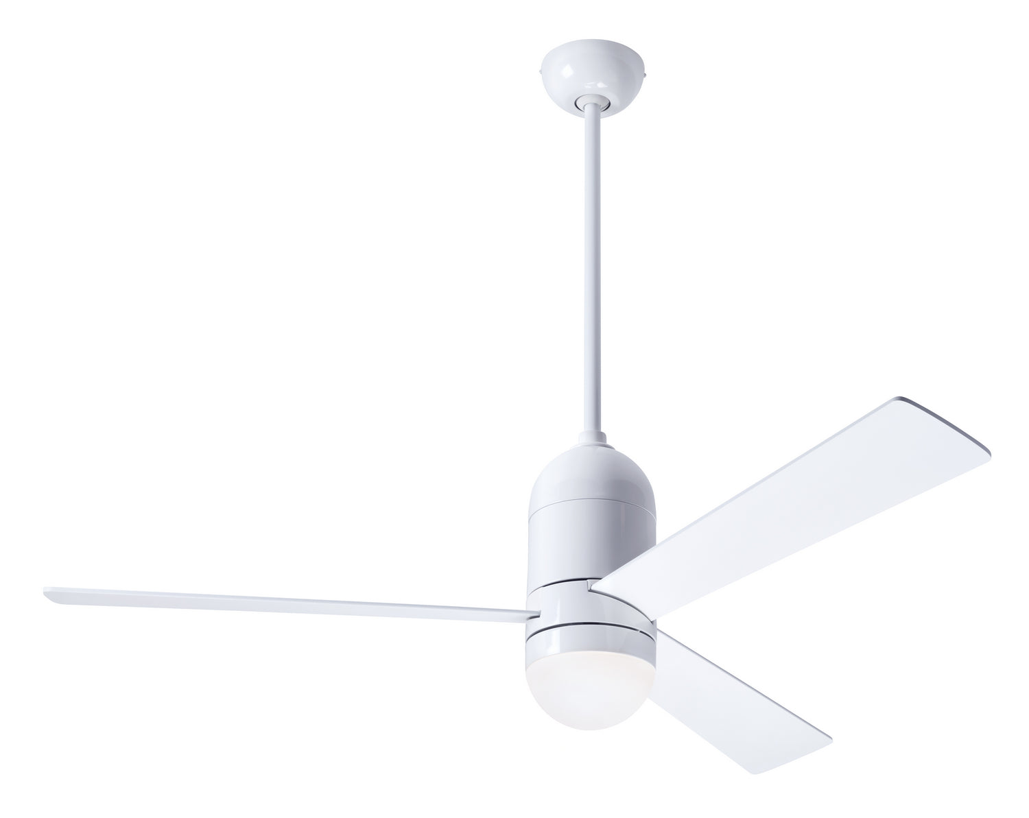 Modern Fan Co - CIR-GW-50-WH-355-CC - 50"Ceiling Fan - Cirrus DC - Gloss White