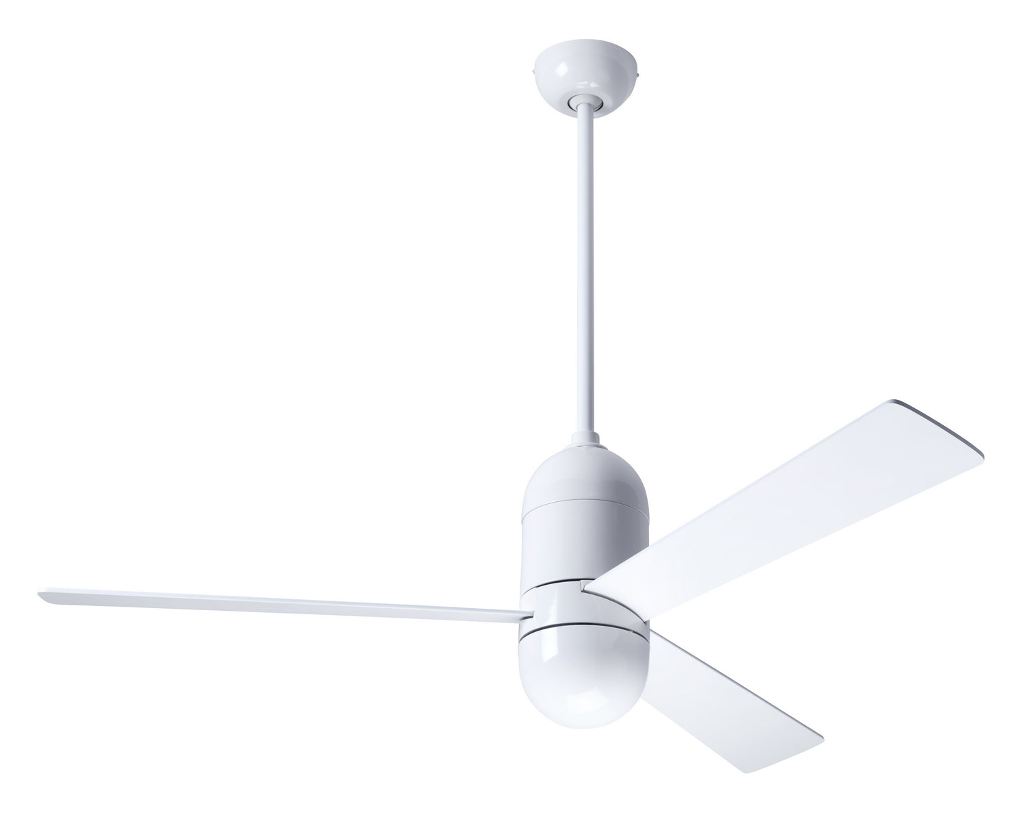 Modern Fan Co - CIR-GW-50-WH-NL-CC - 50"Ceiling Fan - Cirrus DC - Gloss White