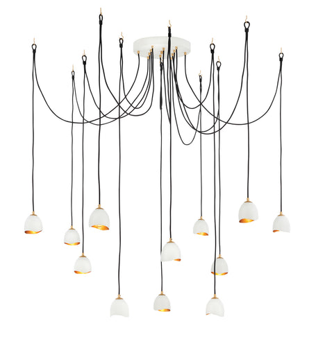 Hinkley - 35908SHW - LED Pendant - Nula - Shell White