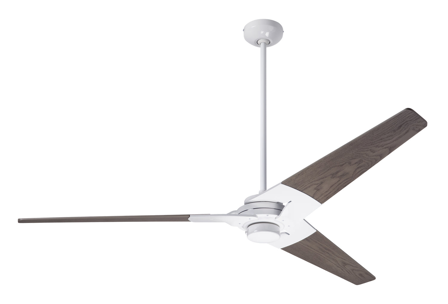 Modern Fan Co - TOR-GW-62-GY-NL-005 - 62"Ceiling Fan - Torsion - Gloss White