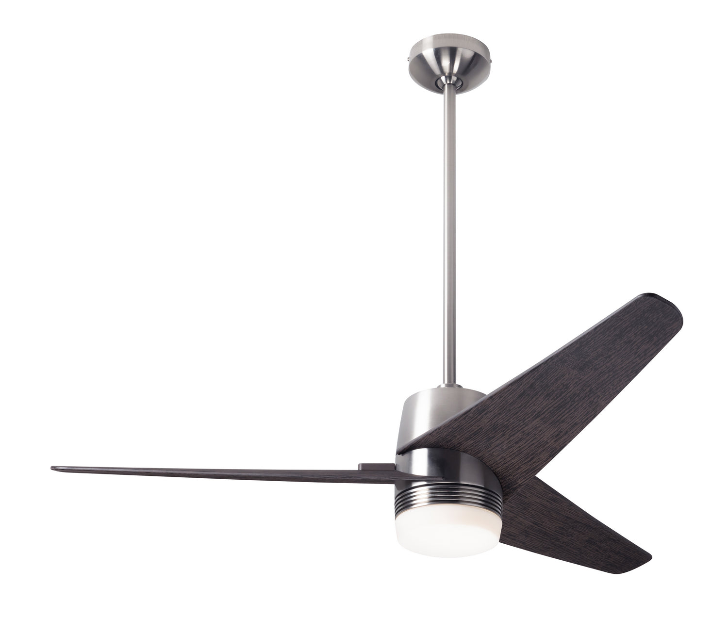 Modern Fan Co - VEL-BN-48-EB-853-RC - 48"Ceiling Fan - Velo DC - Bright Nickel