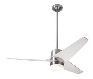 Modern Fan Co - VEL-BN-48-WW-853-CC - 48"Ceiling Fan - Velo DC - Bright Nickel