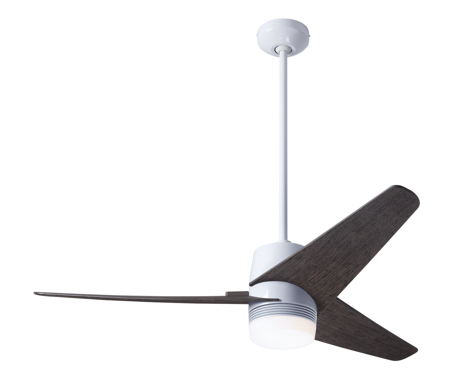 Modern Fan Co - VEL-GW-48-EB-853-CC - 48"Ceiling Fan - Velo DC - Gloss White