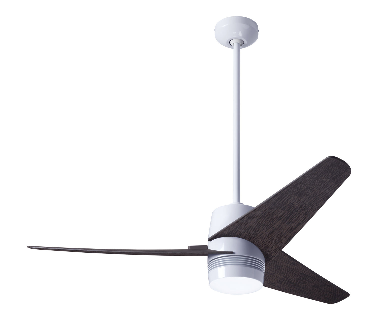 Modern Fan Co - VEL-GW-48-EB-NL-CC - 48"Ceiling Fan - Velo DC - Gloss White