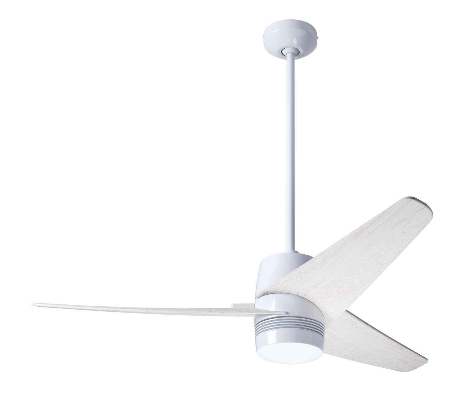 Modern Fan Co - VEL-GW-48-WW-NL-CC - 48"Ceiling Fan - Velo DC - Gloss White