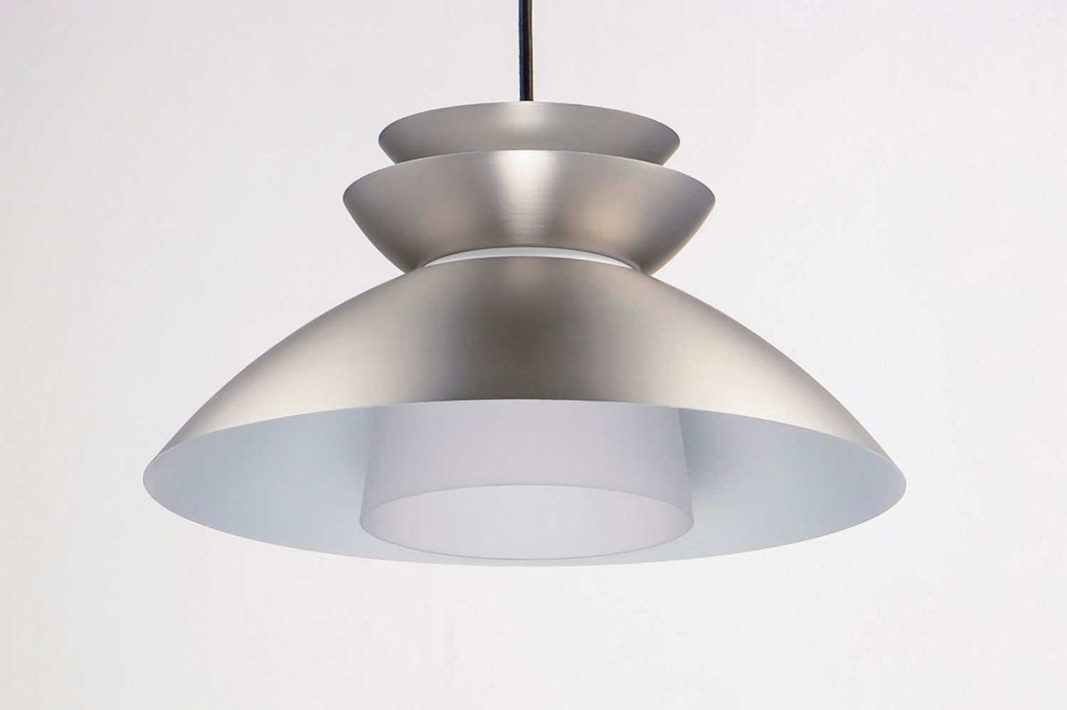 Maxim - 11359WTBP - One Light Pendant - Nordic - Brushed Platinum