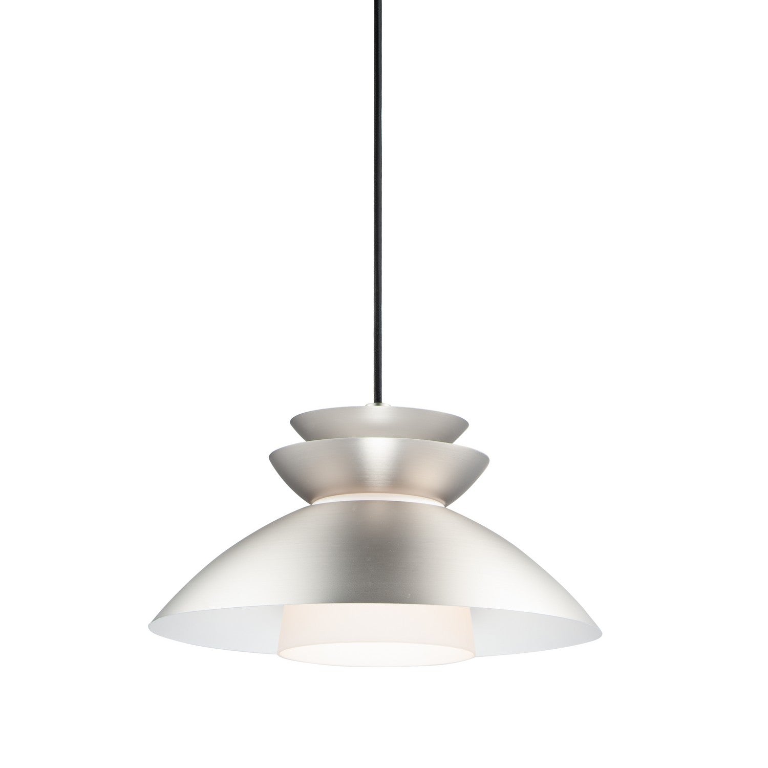 Maxim - 11359WTBP - One Light Pendant - Nordic - Brushed Platinum