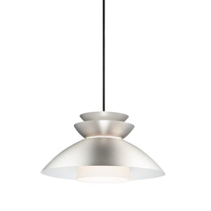 Maxim - 11359WTBP - One Light Pendant - Nordic - Brushed Platinum