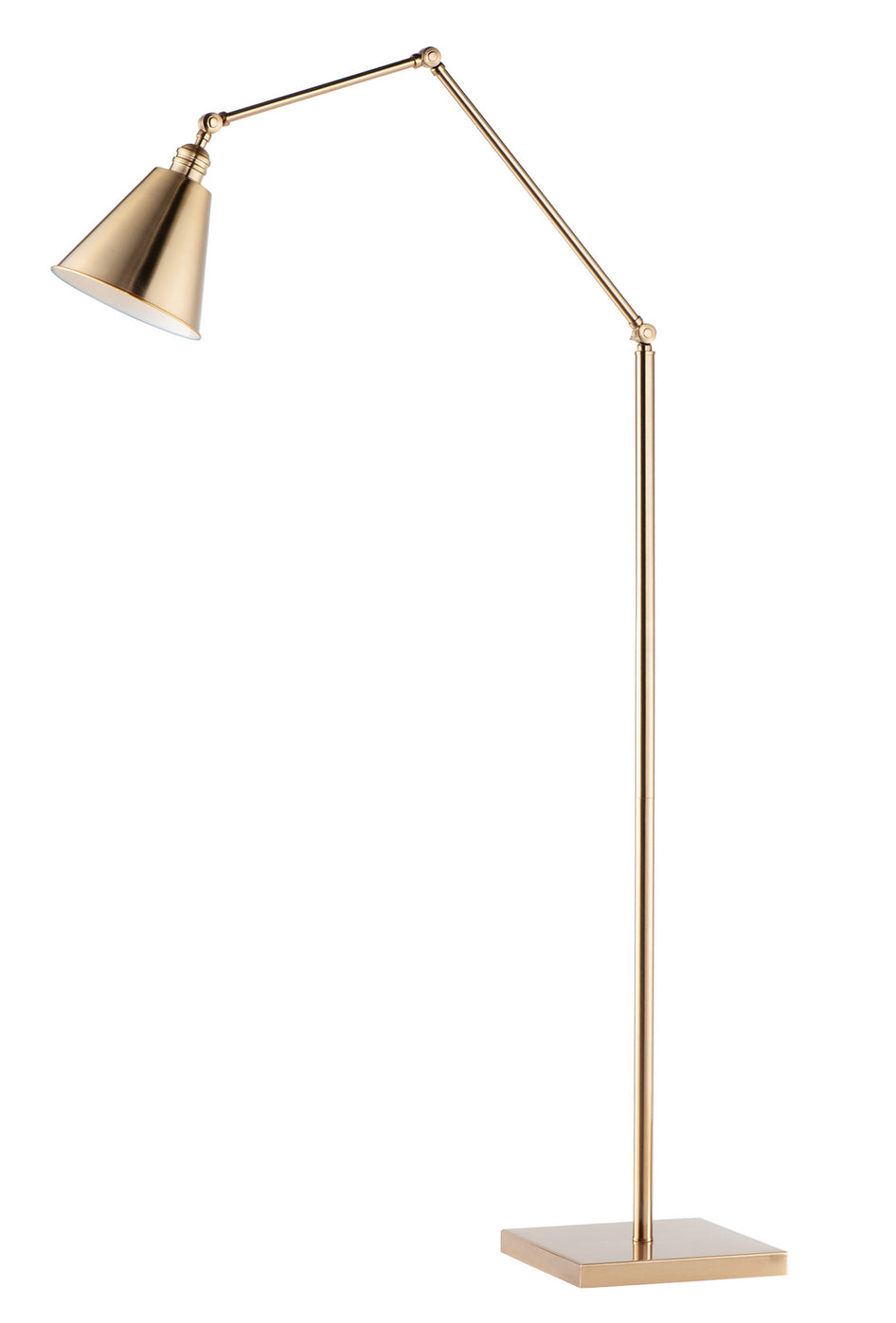 Maxim - 12228HR - One Light Floor Lamp - Library - Heritage