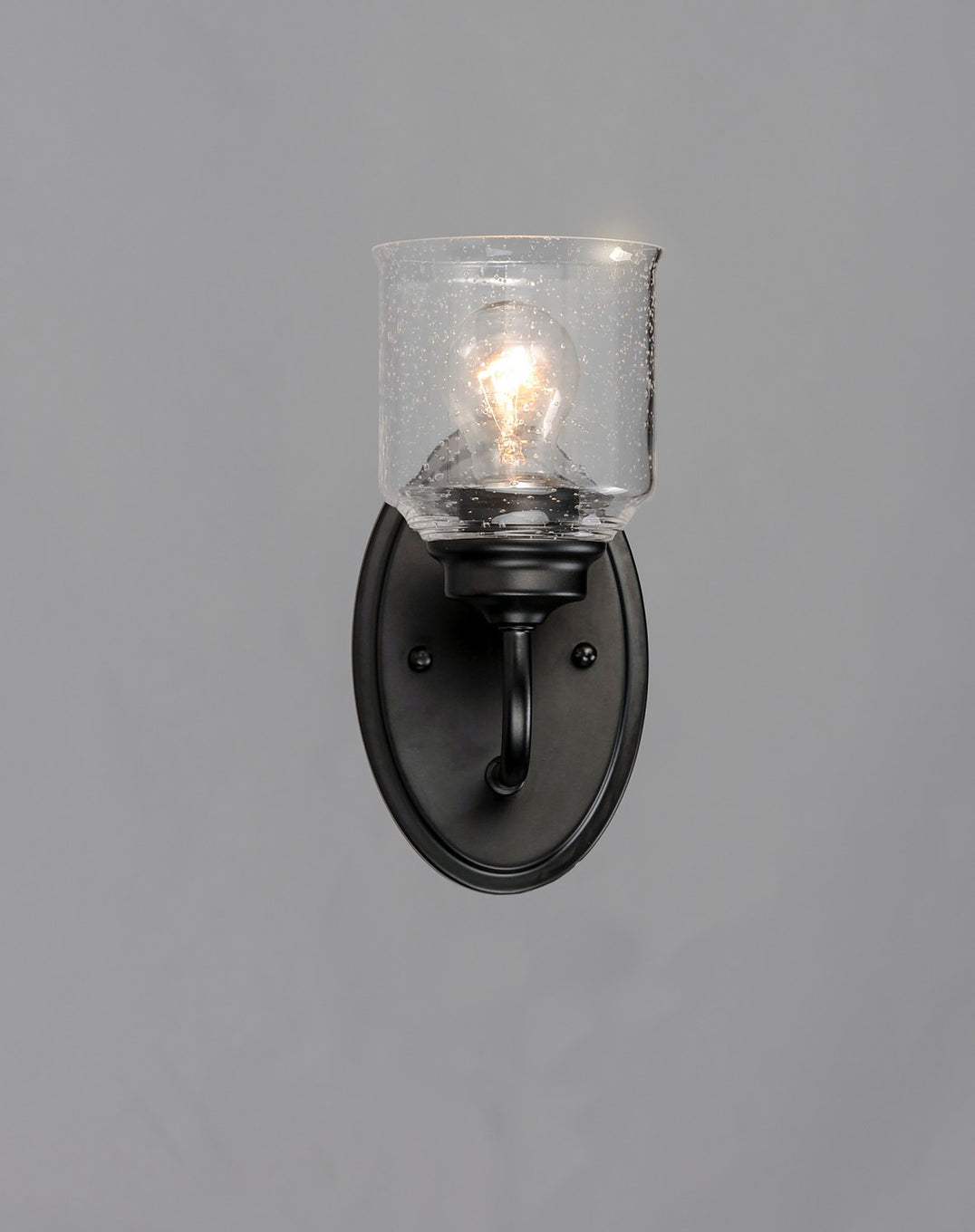 Maxim - 12261CDBK - One Light Wall Sconce - Acadia - Black