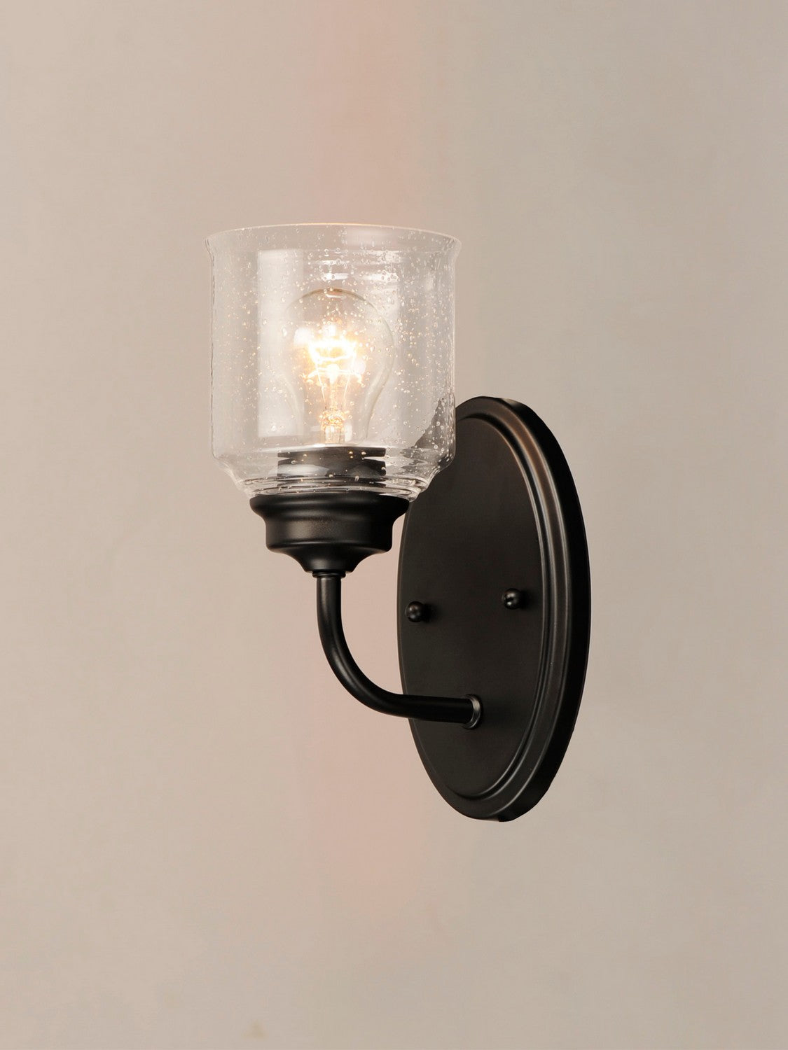 Maxim - 12261CDBK - One Light Wall Sconce - Acadia - Black