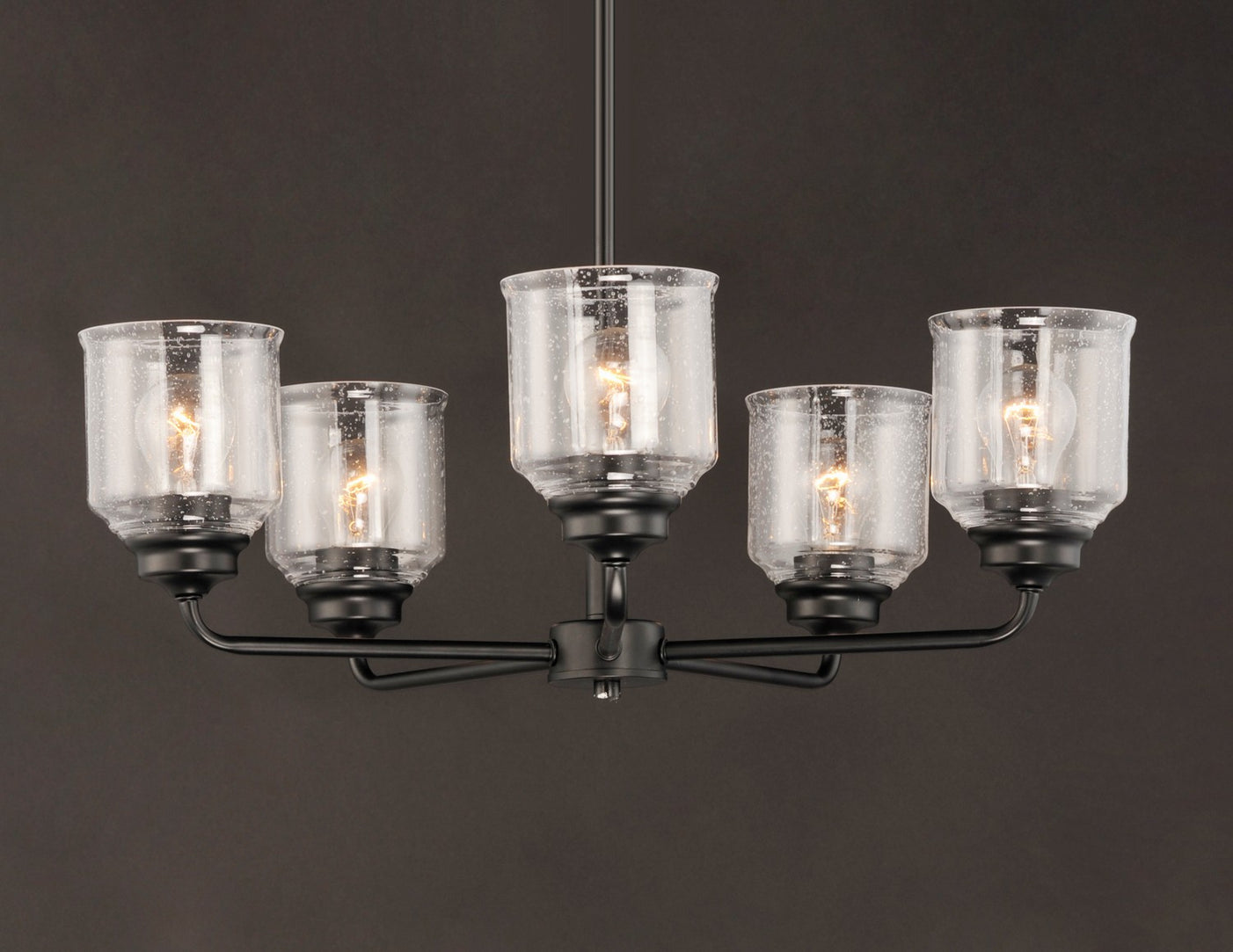 Maxim - 12266CDBK - Five Light Chandelier - Acadia - Black