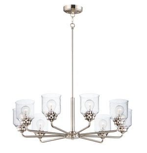 Maxim - 12268CDSN - Eight Light Chandelier - Acadia - Satin Nickel