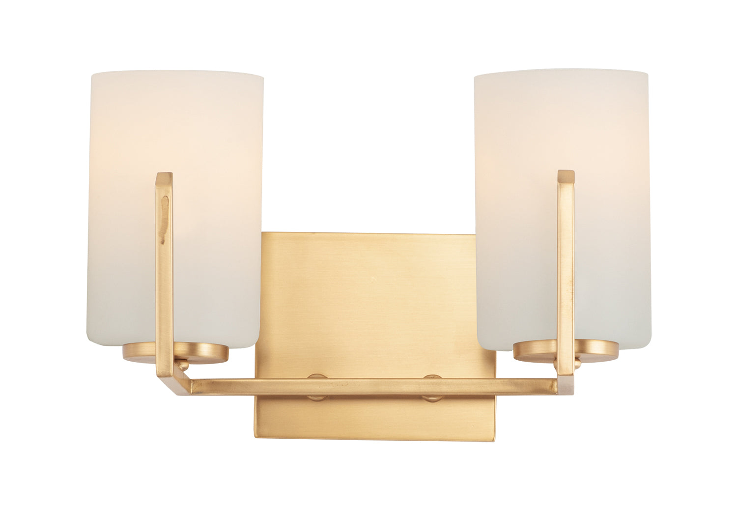 Maxim - 21282SWSBR - Two Light Bath Vanity - Dart - Satin Brass