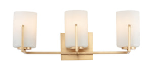 Maxim - 21283SWSBR - Three Light Bath Vanity - Dart - Satin Brass