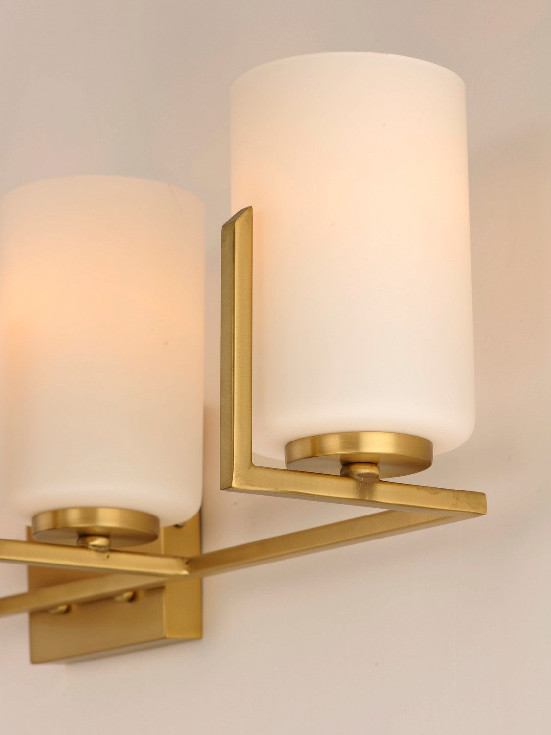 Maxim - 21284SWSBR - Four Light Bath Vanity - Dart - Satin Brass