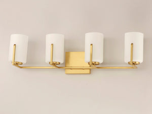 Maxim - 21284SWSBR - Four Light Bath Vanity - Dart - Satin Brass