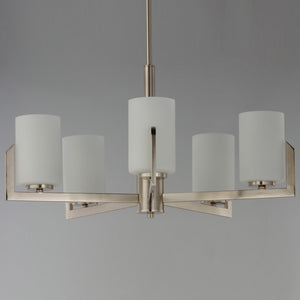 Maxim - 21286SWSN - Five Light Chandelier - Dart - Satin Nickel